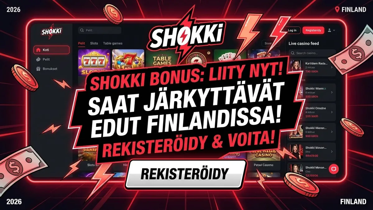 Rekisteröidy bonuksen kanssa